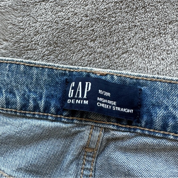 GAP Jeans, High Rise Cheeky Straight, Women’s 10/30R - Picture 14 of 16